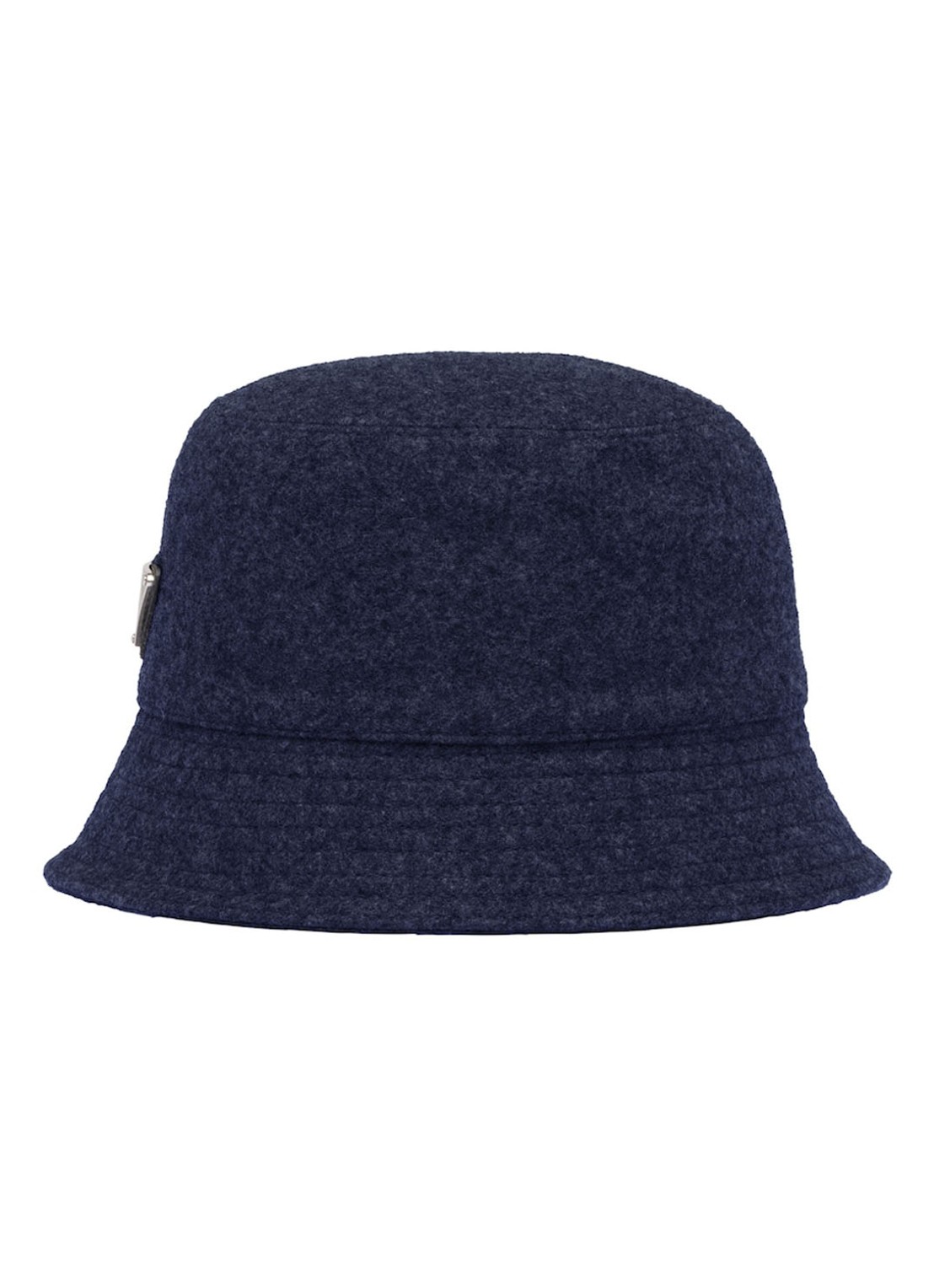 Prada Loden bucket hoed van wol - voorkant blauw