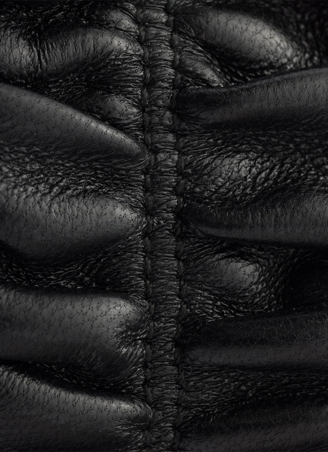 Prada Matelassé slipper van lamsleer - detail 4 zwart