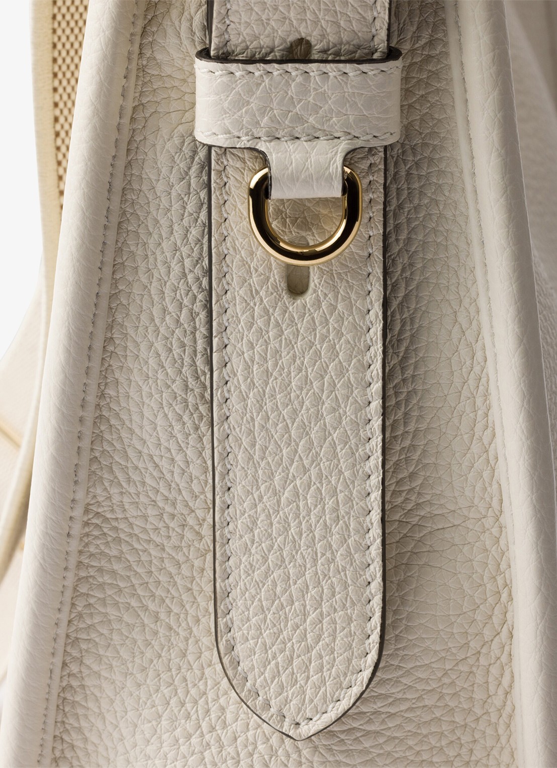 Prada Medium schoudertas van kalfsleer - detail 4 wit