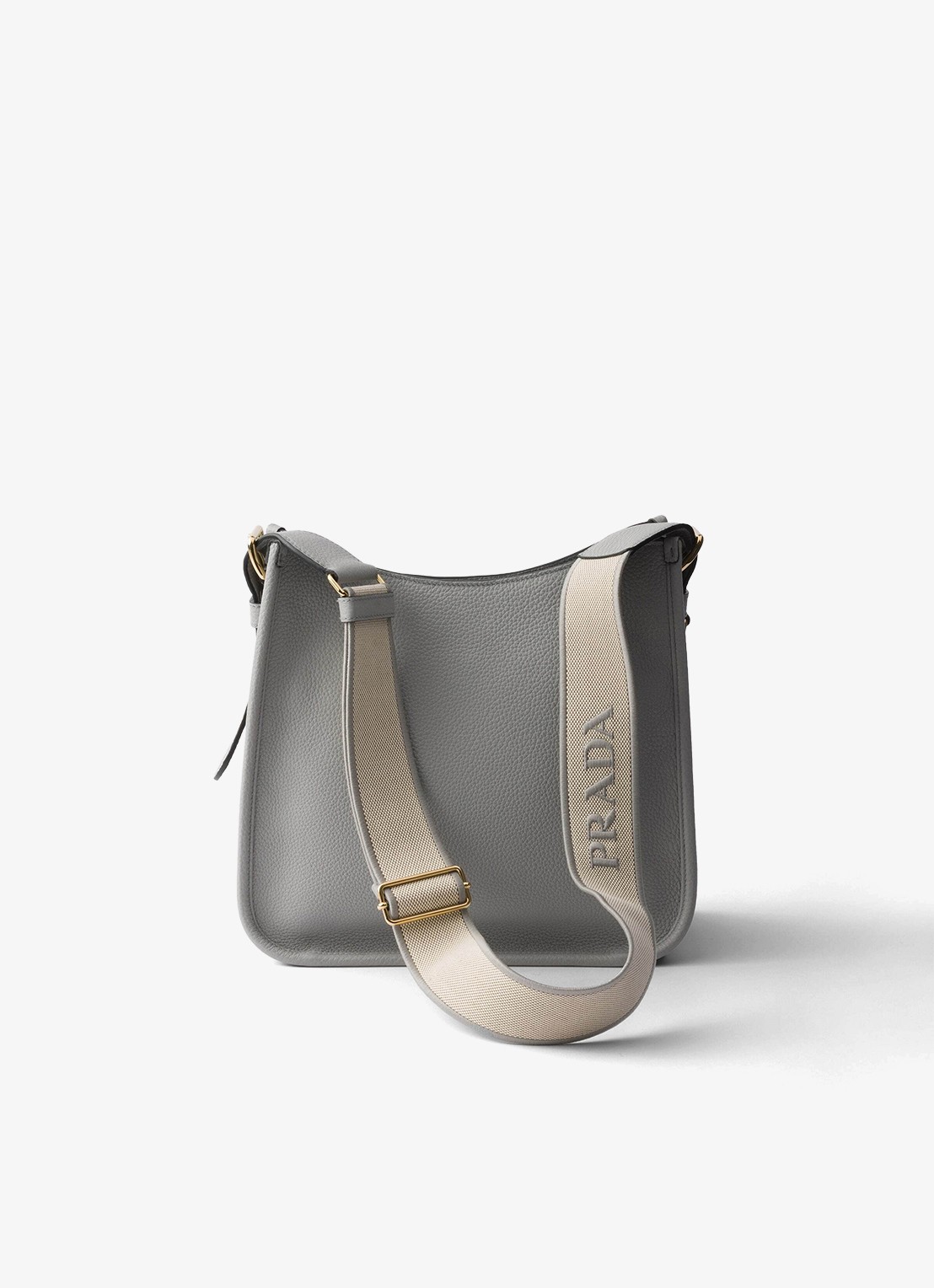 Prada Medium schoudertas van kalfsleer - achterkant 3 grijs