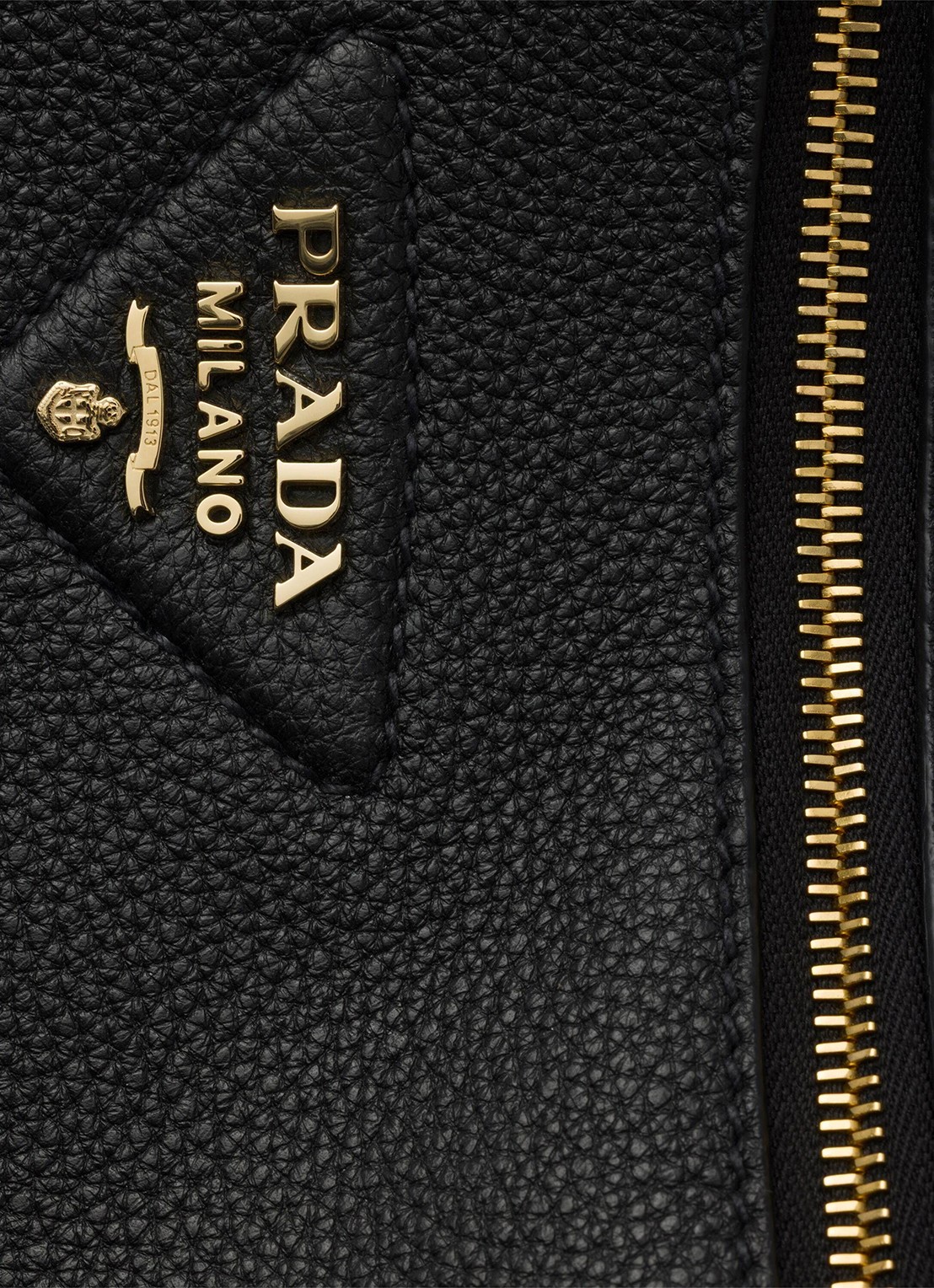 Prada Medium schoudertas van kalfsleer - detail 5 zwart