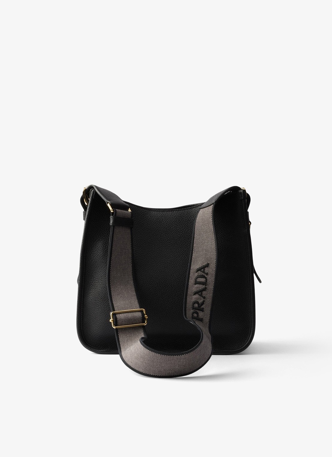 Prada Medium schoudertas van kalfsleer - achterkant 9 zwart