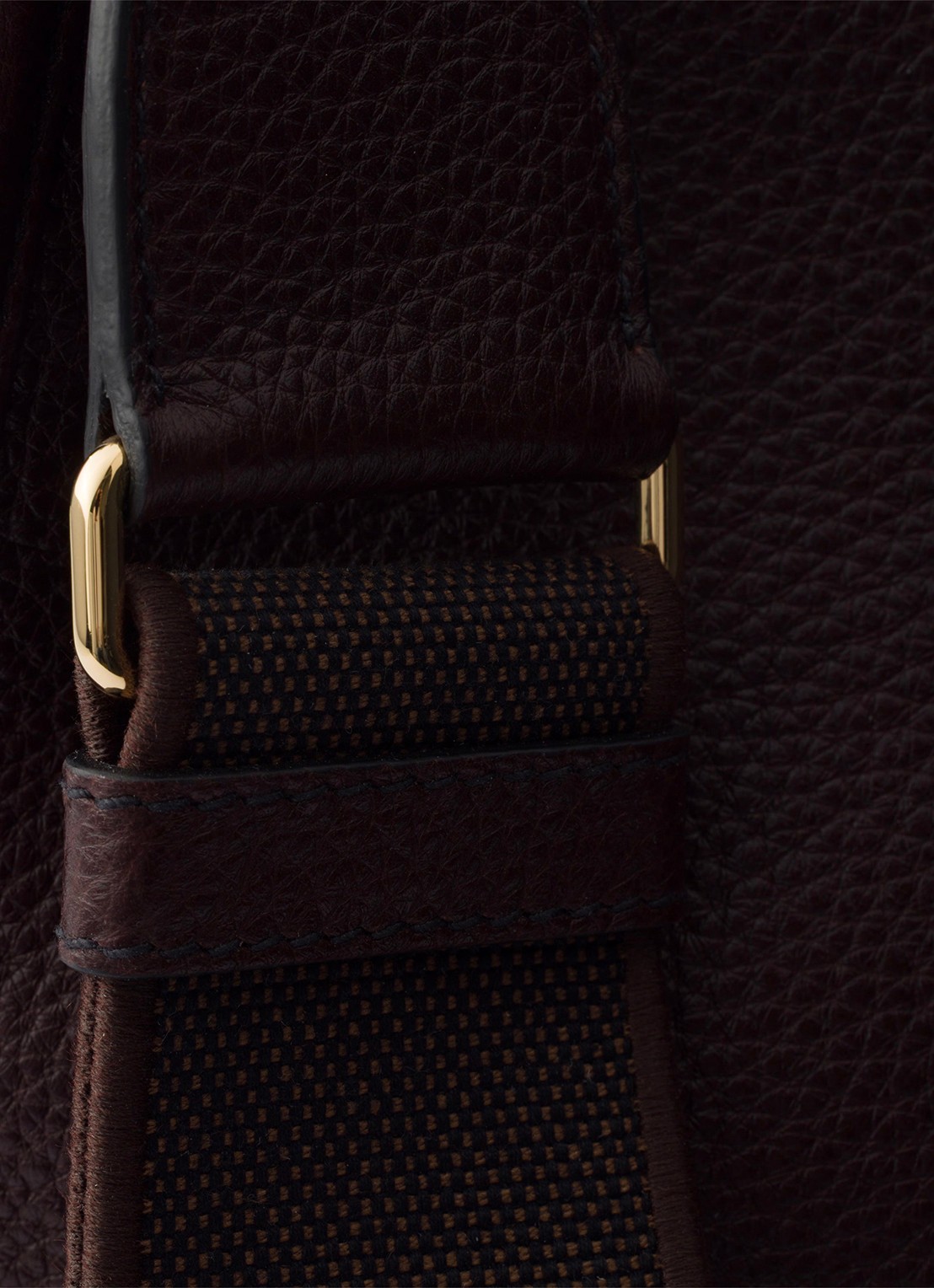 Prada Medium schoudertas van kalfsleer - detail 3 donkerbruin