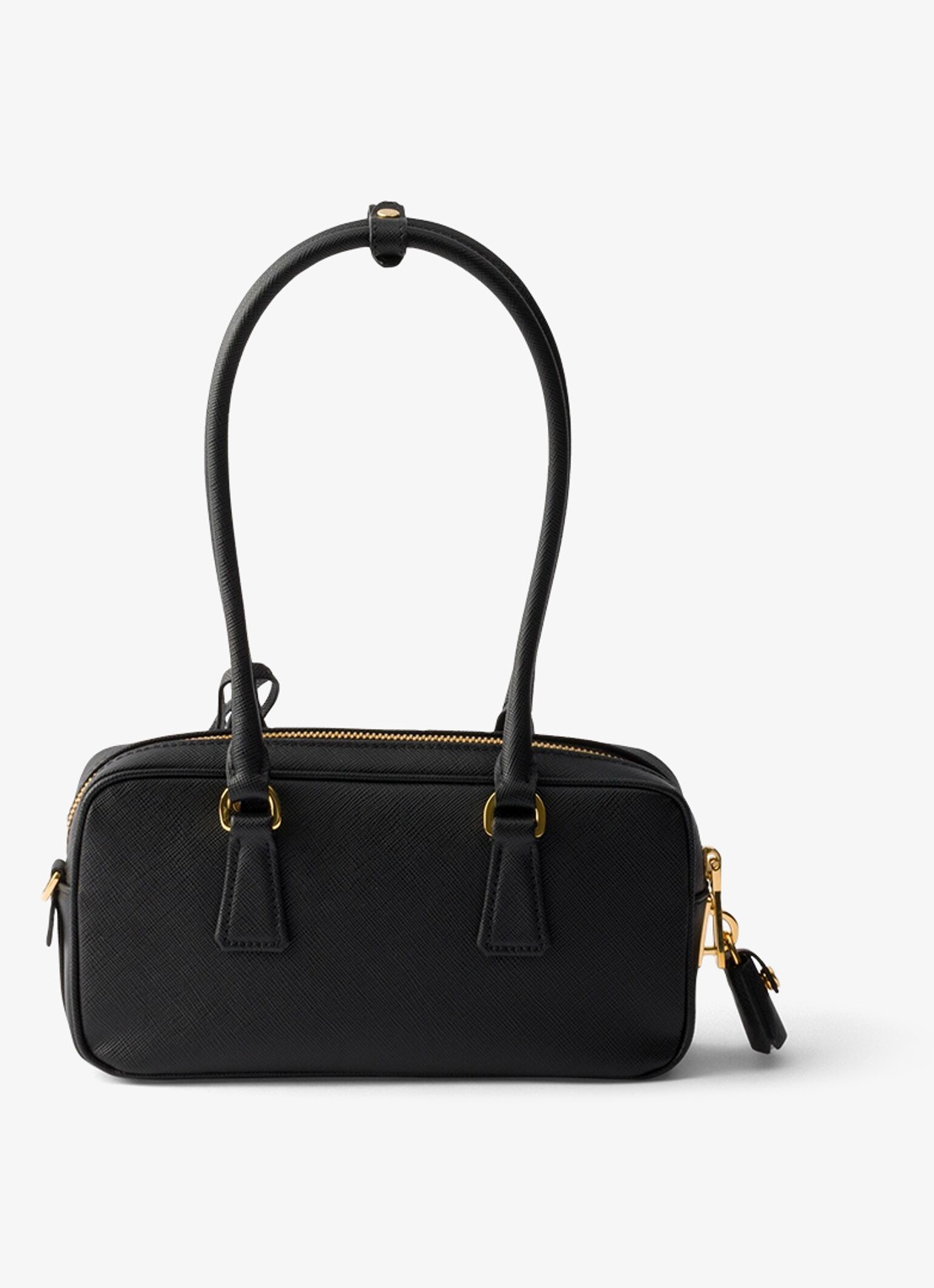 Prada Mini handtas van kalfsleer - achterkant 7 zwart
