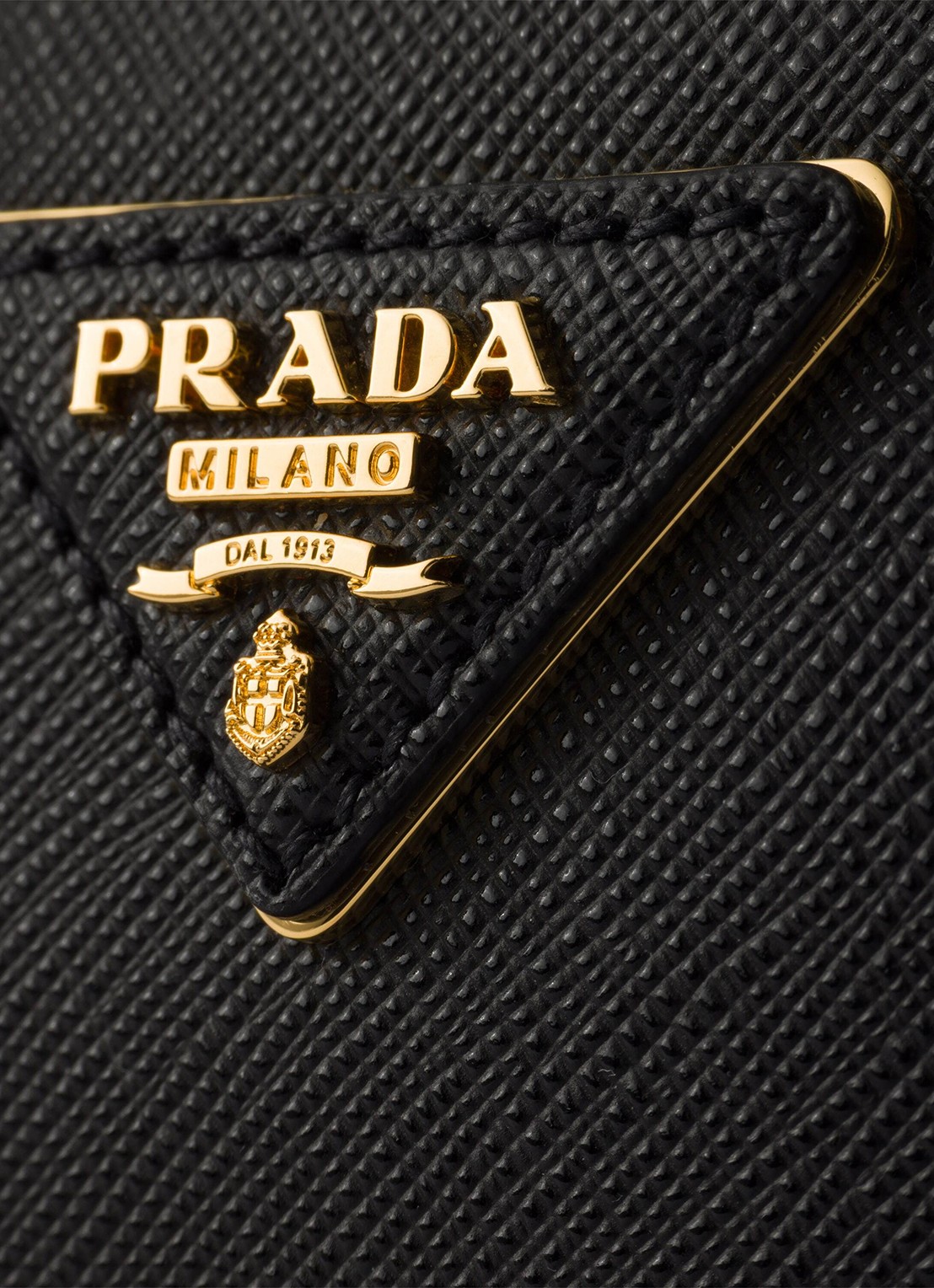 Prada Mini handtas van kalfsleer - detail 2 zwart