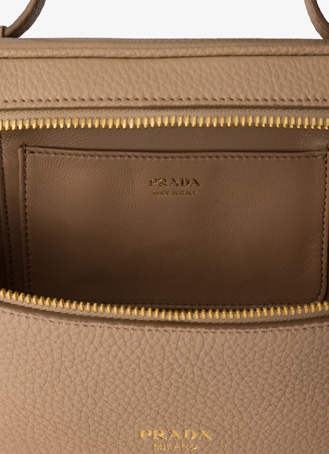 Prada Mini handtas van kalfsleer - detail 5 beige