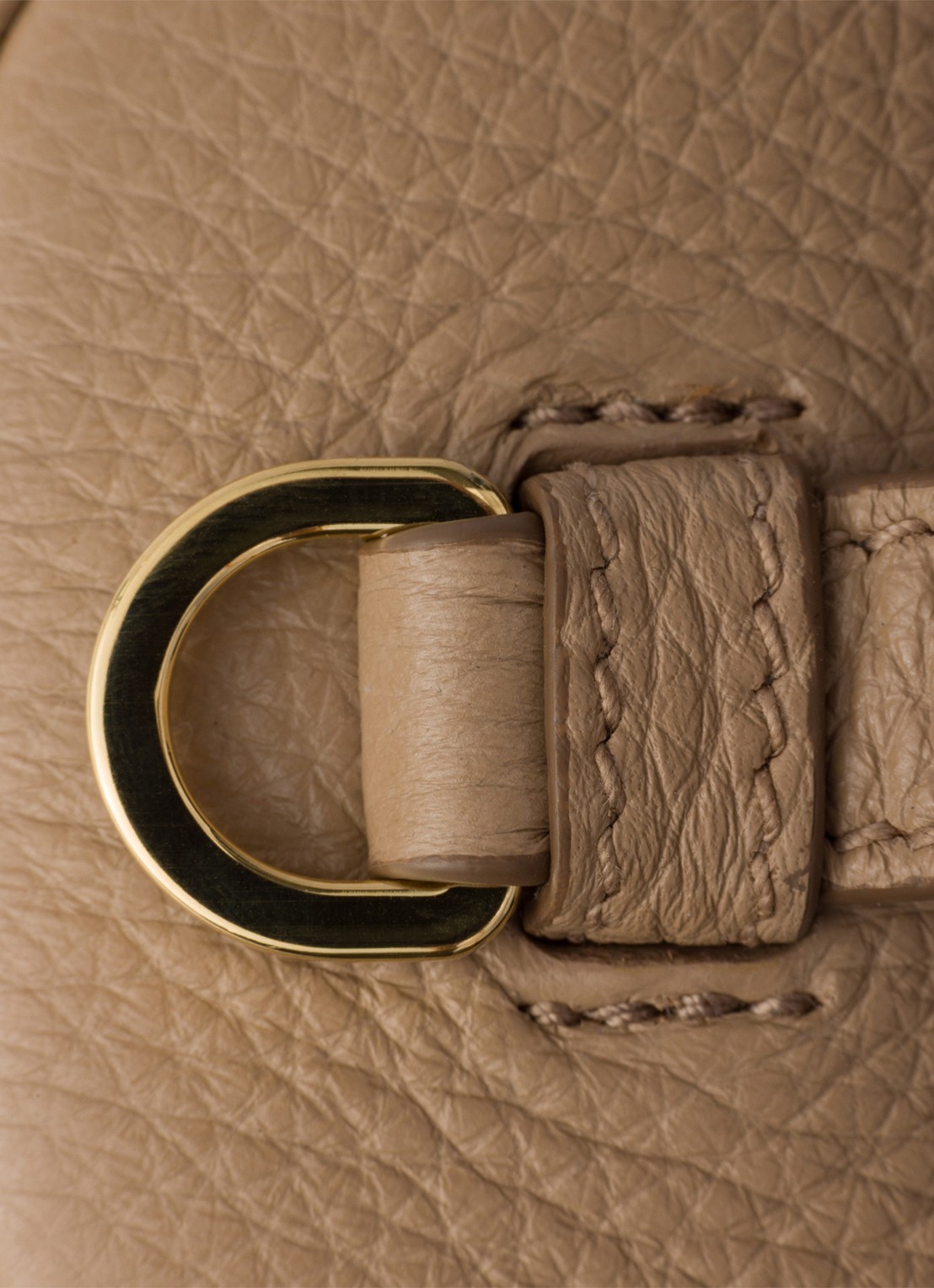 Prada Mini handtas van kalfsleer - detail 6 beige