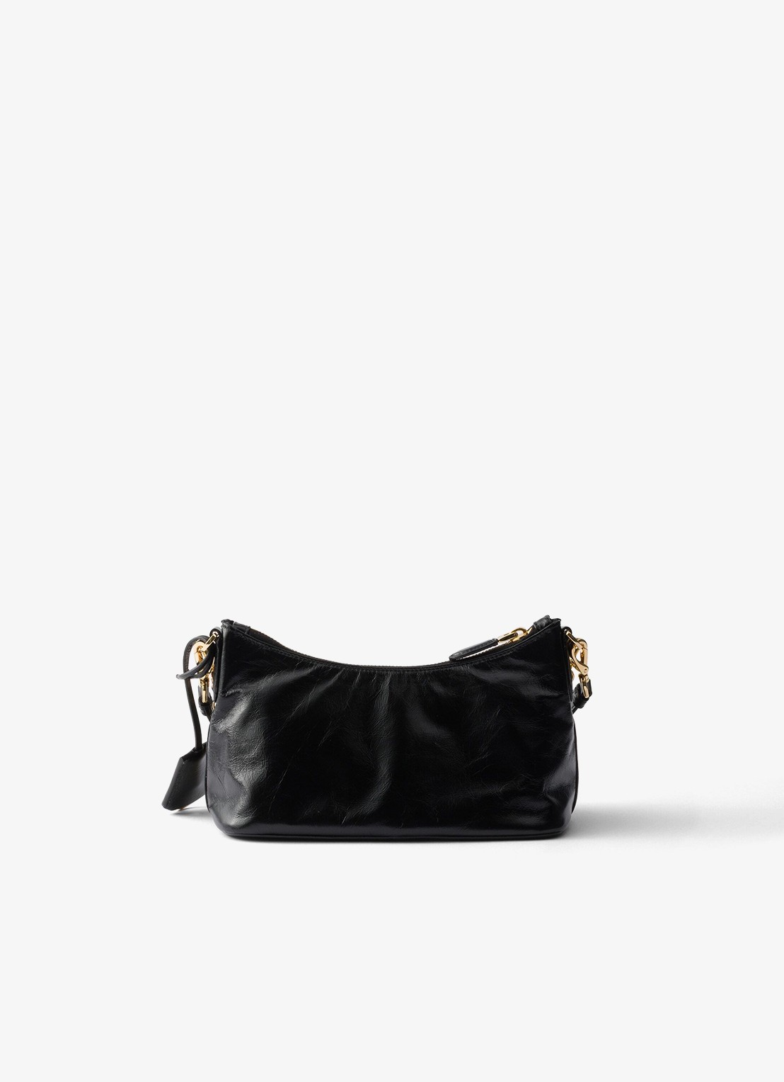Prada Mini schoudertas van kalfsleer - achterkant 7 zwart
