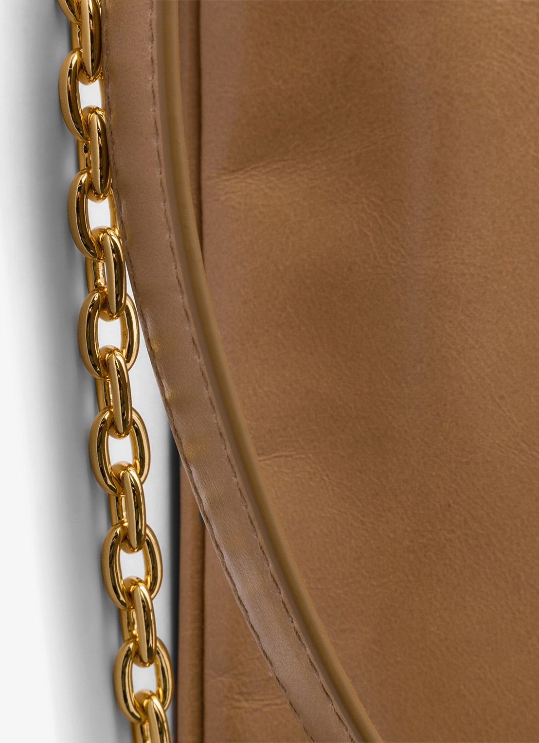 Prada Mini schoudertas van kalfsleer - detail 3 beige