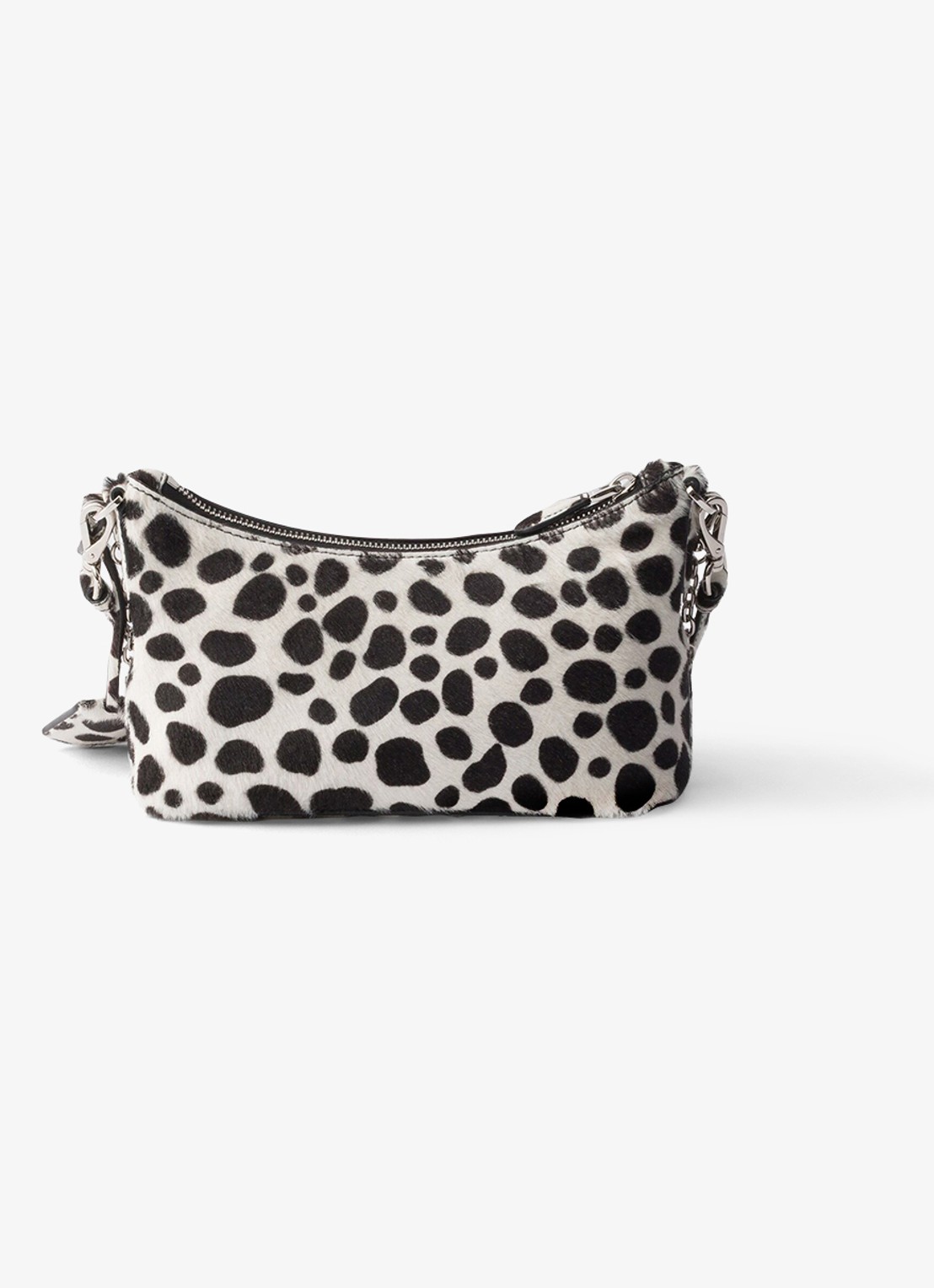 Prada Mini schoudertas van kalfsleer - achterkant wit