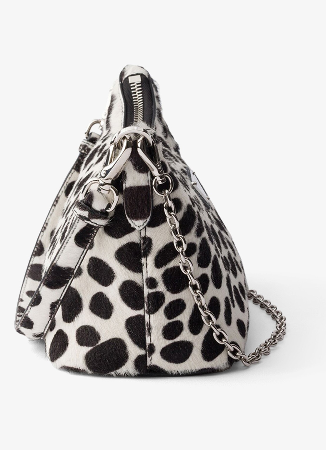 Prada Mini schoudertas van kalfsleer - detail 4 wit