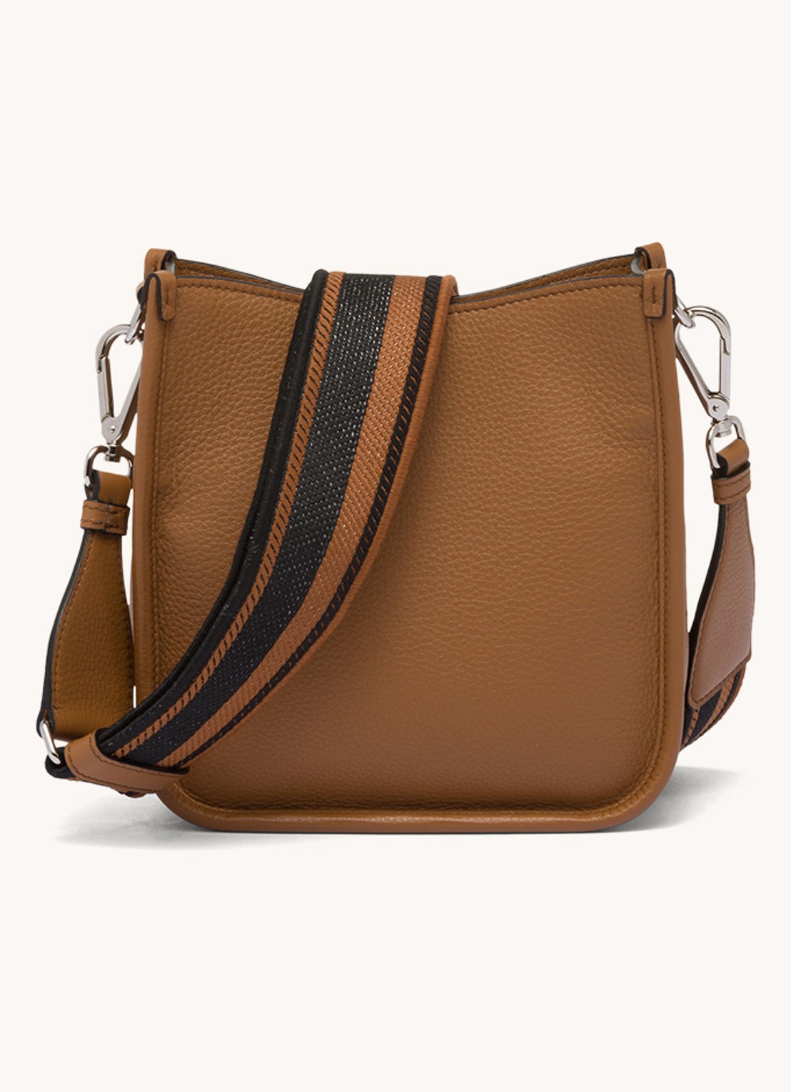 Prada Mini schoudertas van leer - detail 4 cognac