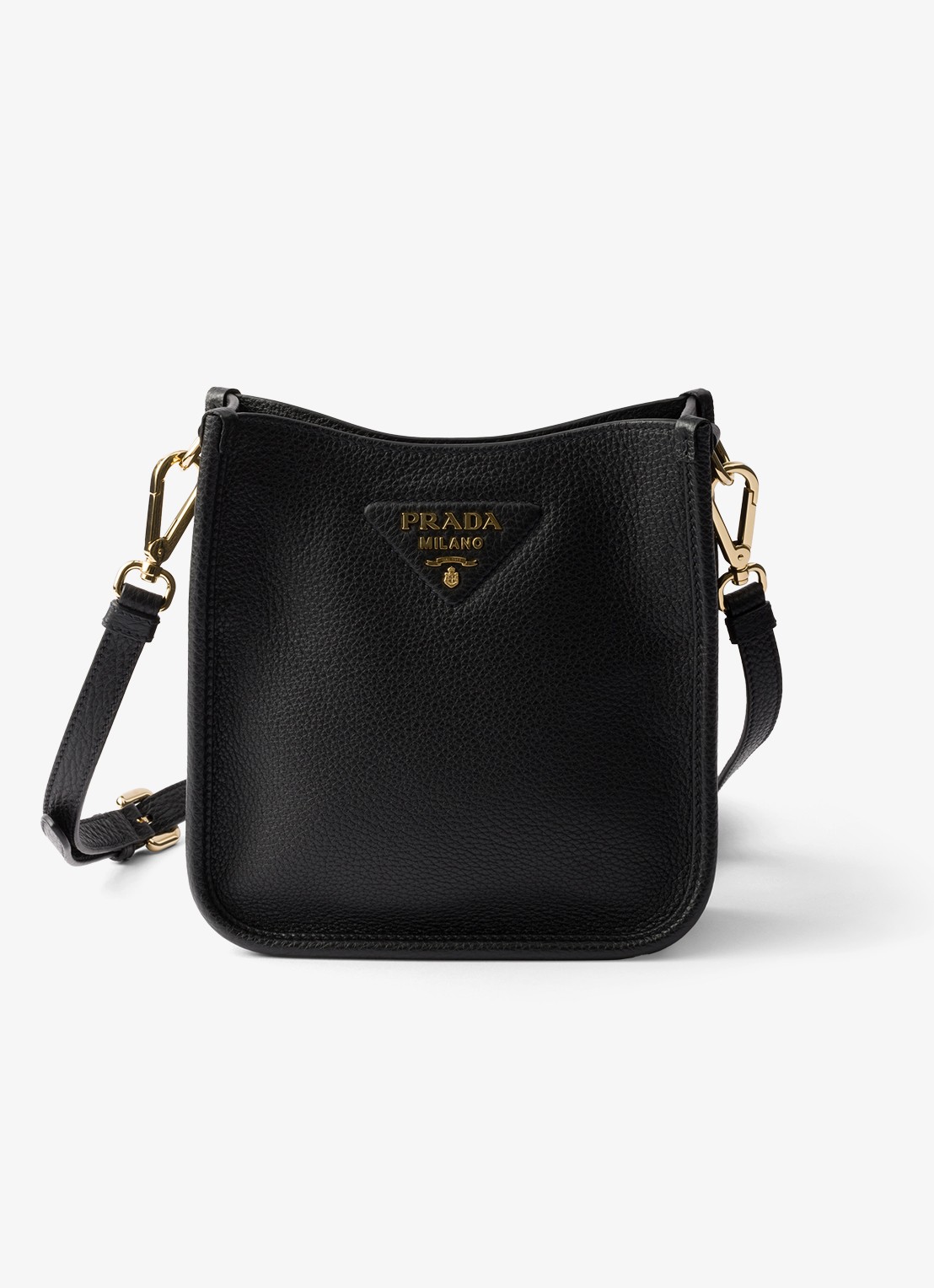 Prada Mini schoudertas van leer - detail 4 diepzwart