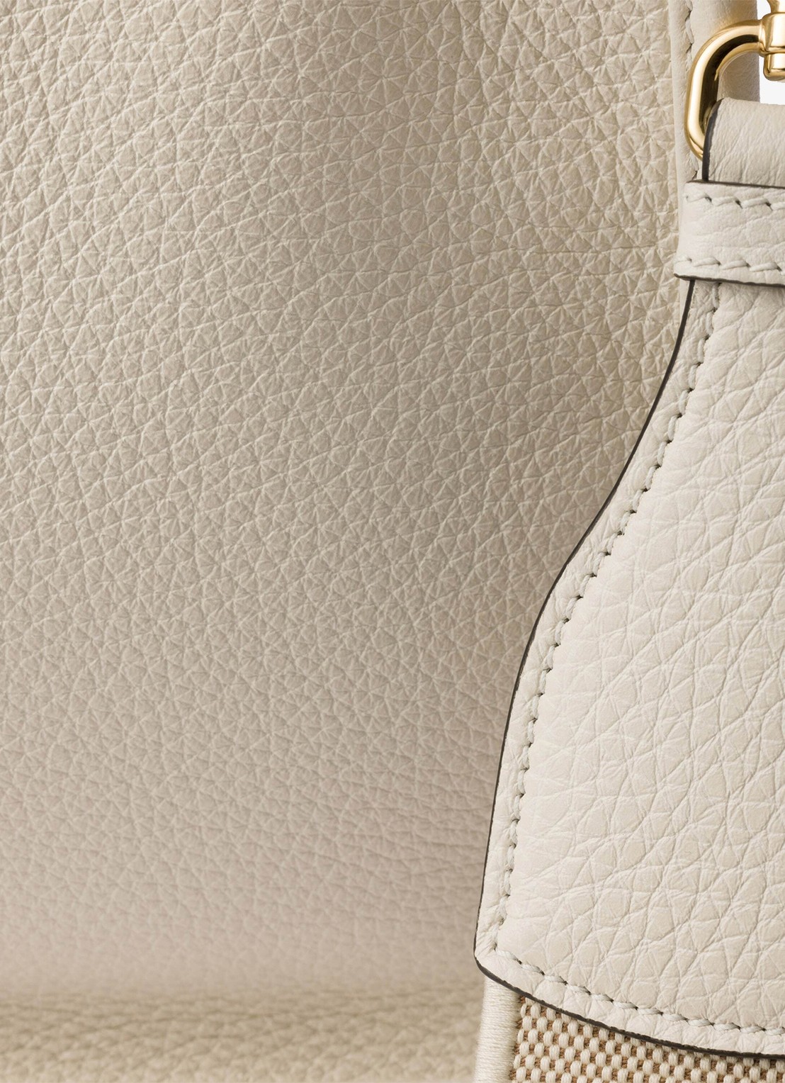 Prada Mini schoudertas van leer - detail 6 wit