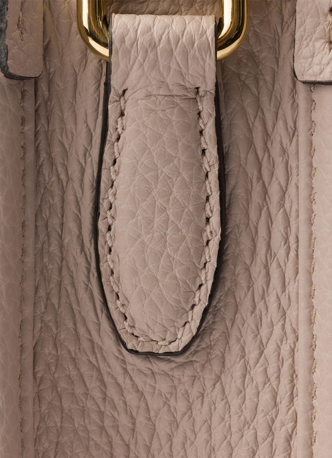 Prada Mini schoudertas van leer - detail 4 taupe