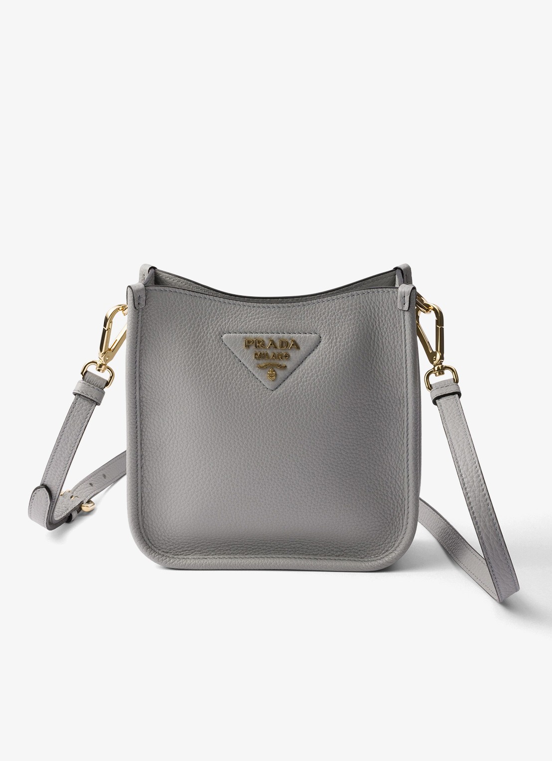 Prada Mini schoudertas van leer - detail 4 grijs