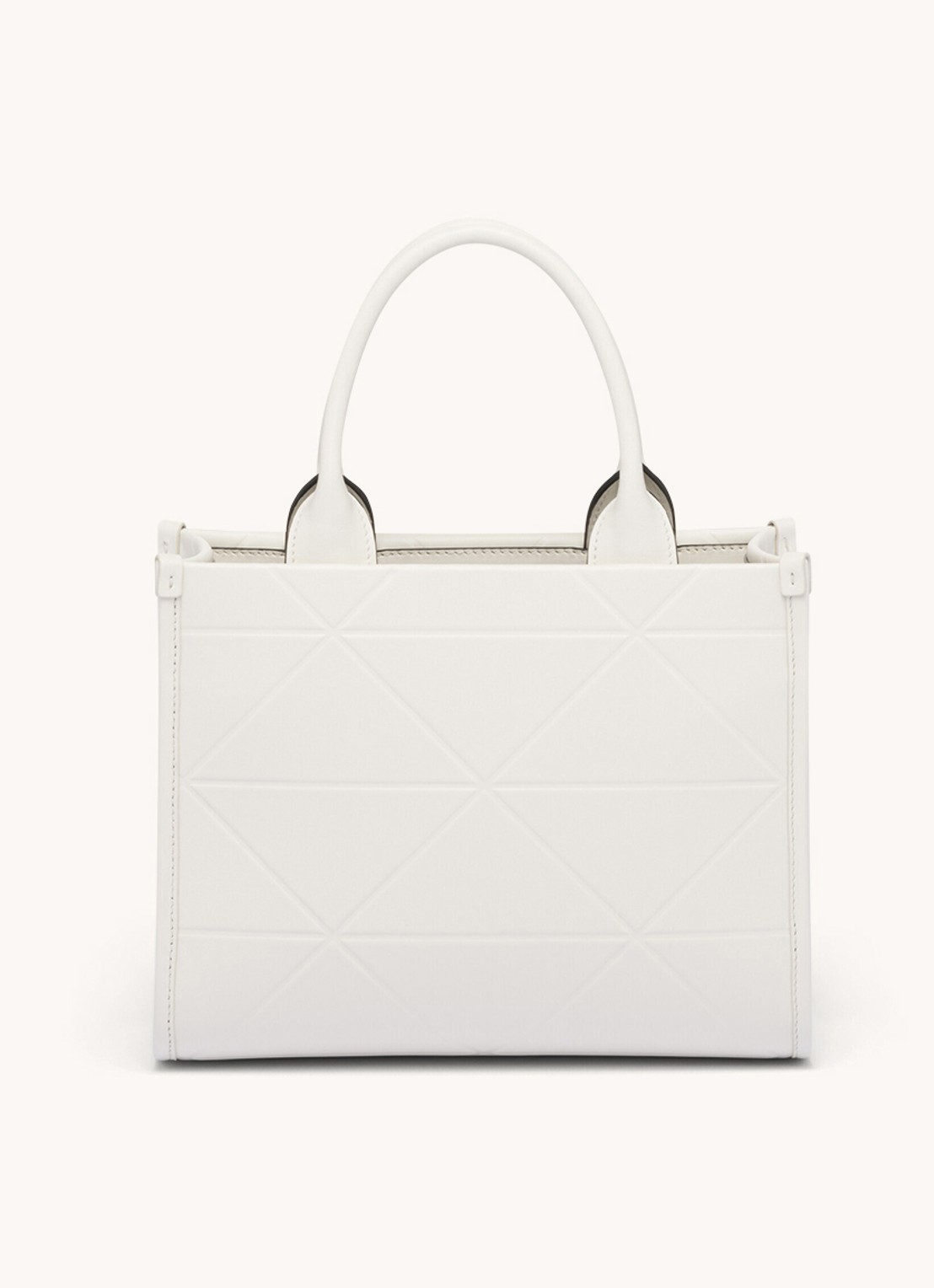 Prada Mini Symbole handtas van leer - detail 2 wit