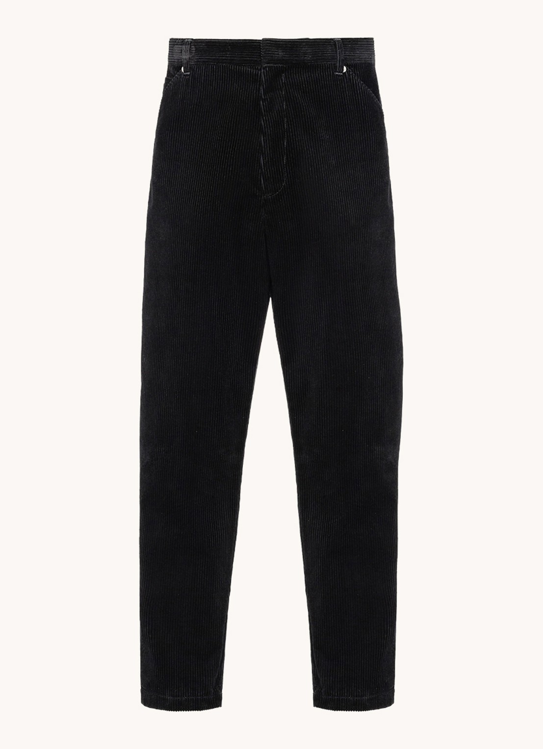 Prada Pantalon van corduroy - voorkant 4 zwart