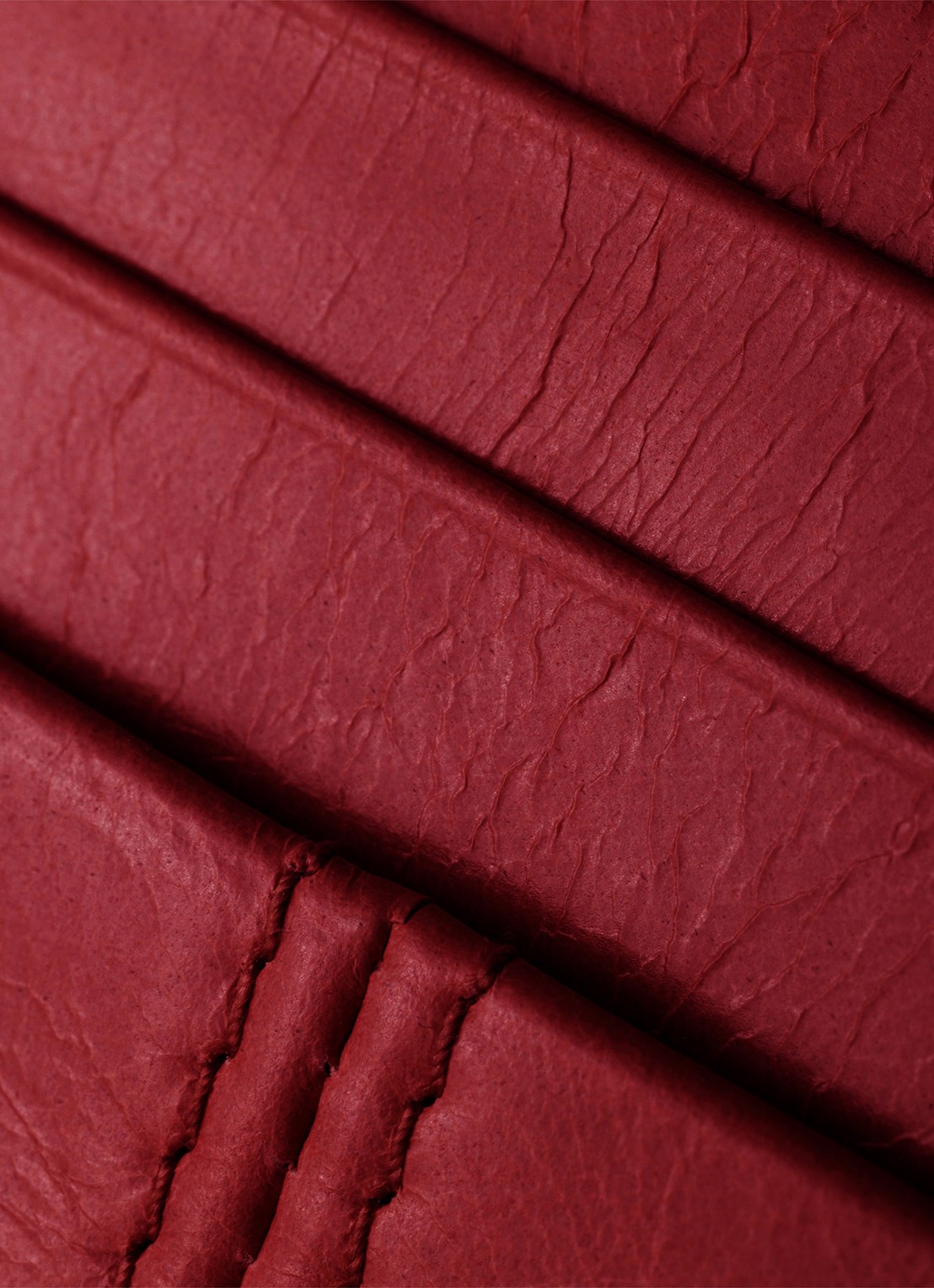 Prada Pasjeshouder van kalfsleer met logo - detail 3 rood