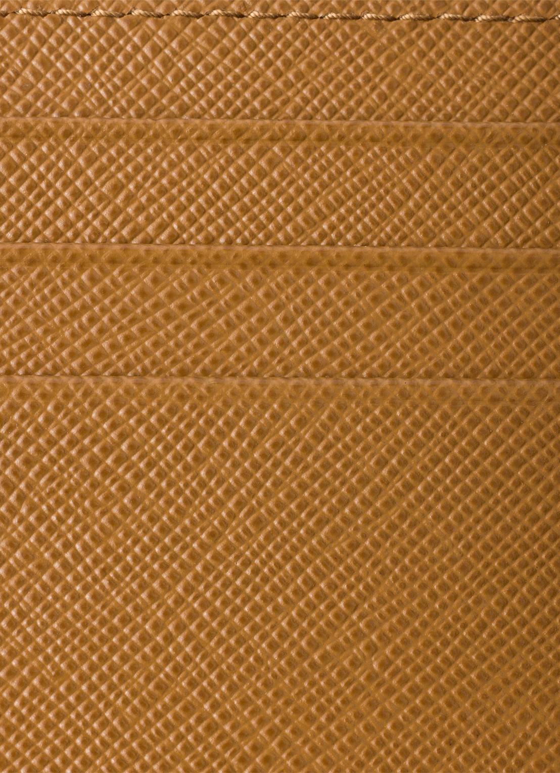 Prada Pasjeshouder van kalfsleer - detail 3 camel