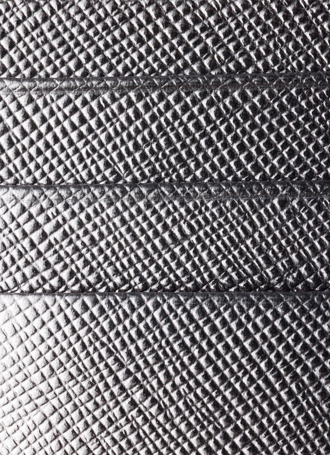Prada Pasjeshouder van kalfsleer - detail zilver