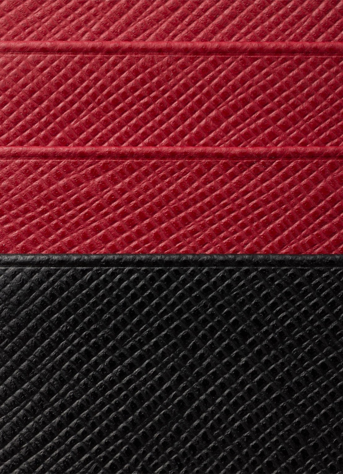 Prada Pasjeshouder van leer met logo - detail 3 zwart