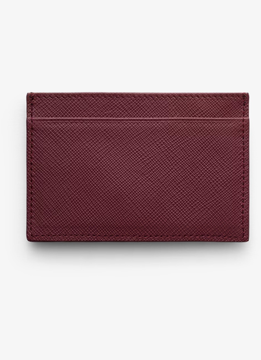 Prada Pasjeshouder van leer - voorkant 2 bordeauxrood