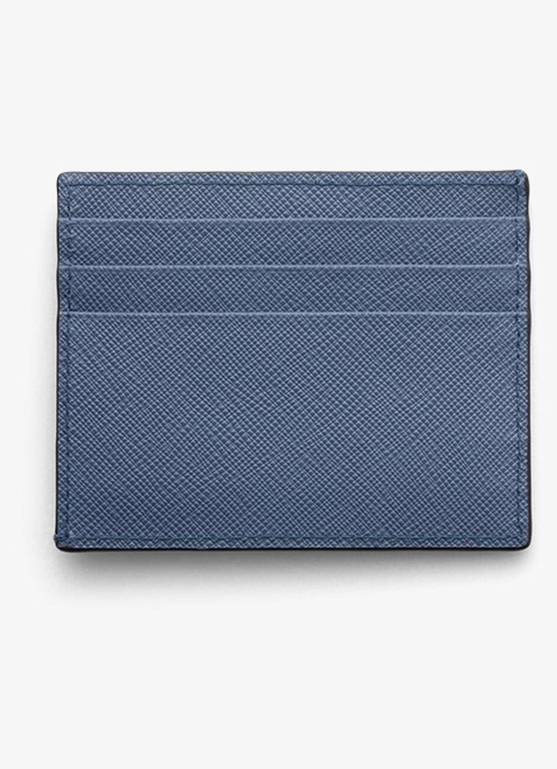 Prada Pasjeshouder van leer - achterkant 3 blauw