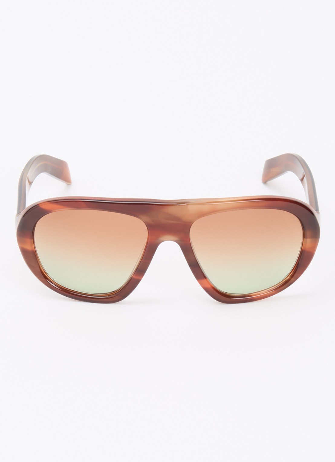 Prada Piloten zonnebril PR C05S - detail 2 bruin
