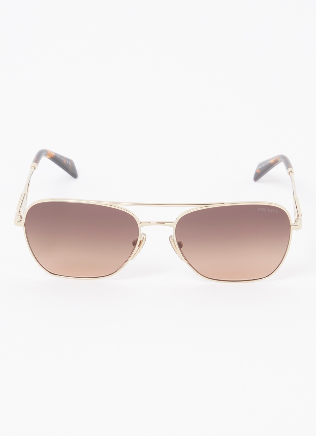 Prada Piloten zonnebril PRA50S - detail 3 goud
