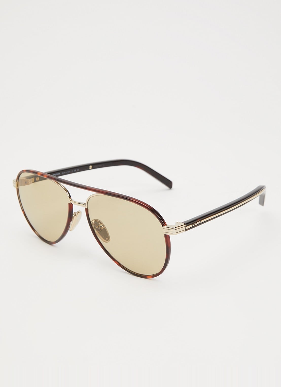 Prada Piloten zonnebril PRB57S - voorkant 4 goud