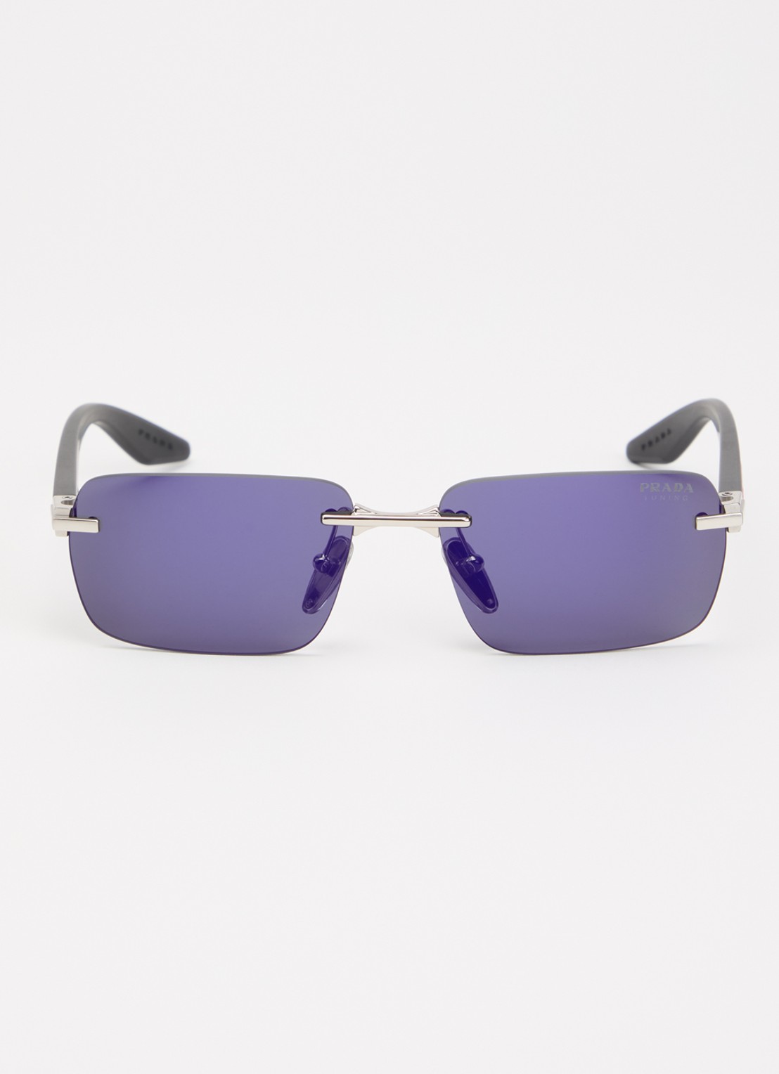 Prada Piloten zonnebril PSC52S - detail 2 zilver