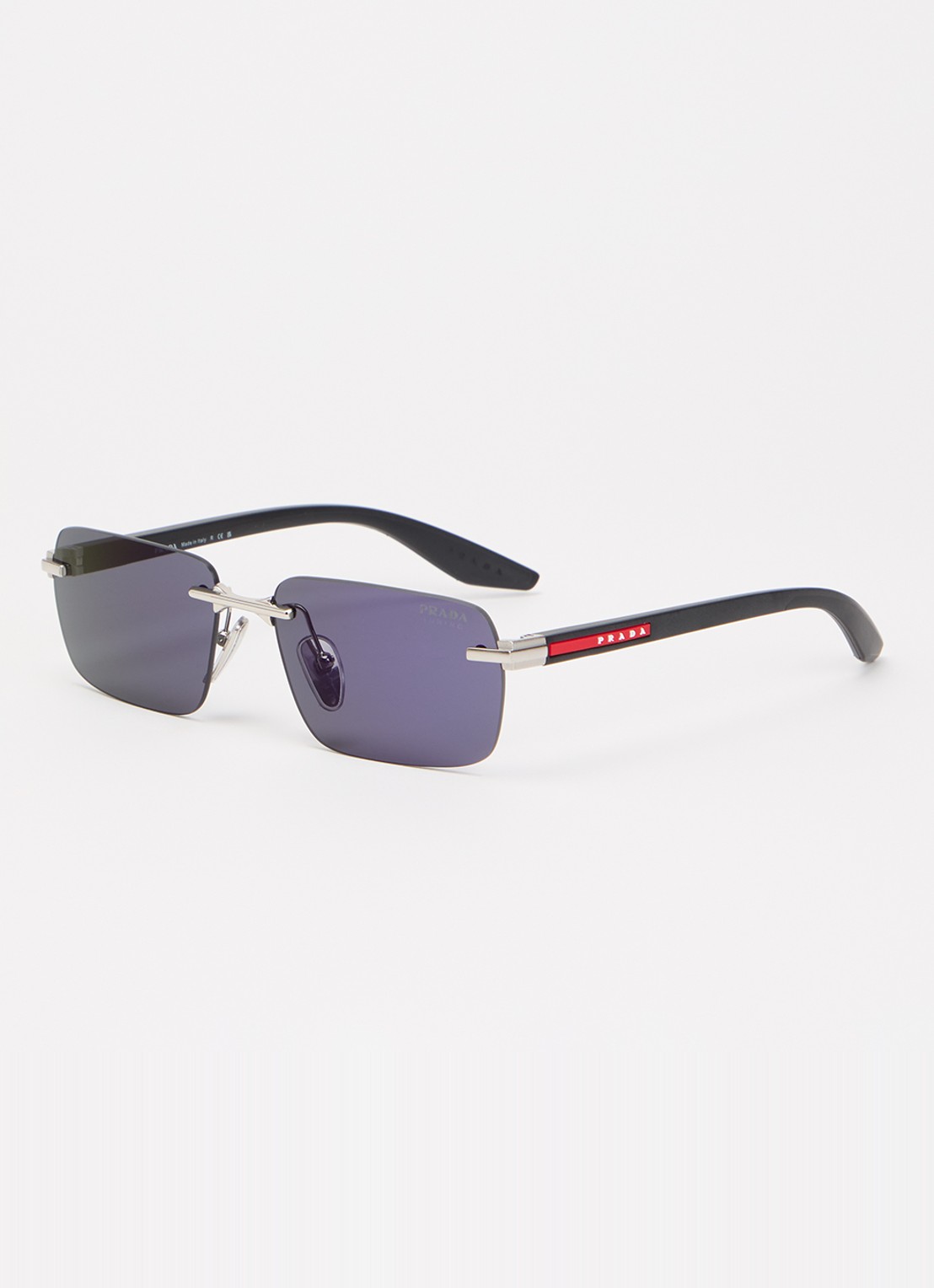 Prada Piloten zonnebril PSC52S - voorkant zilver