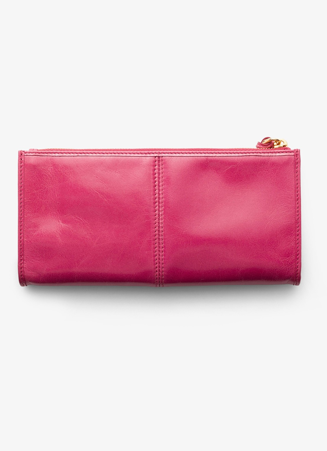 Prada Portemonnee van kalfsleer met logo - achterkant 4 roze