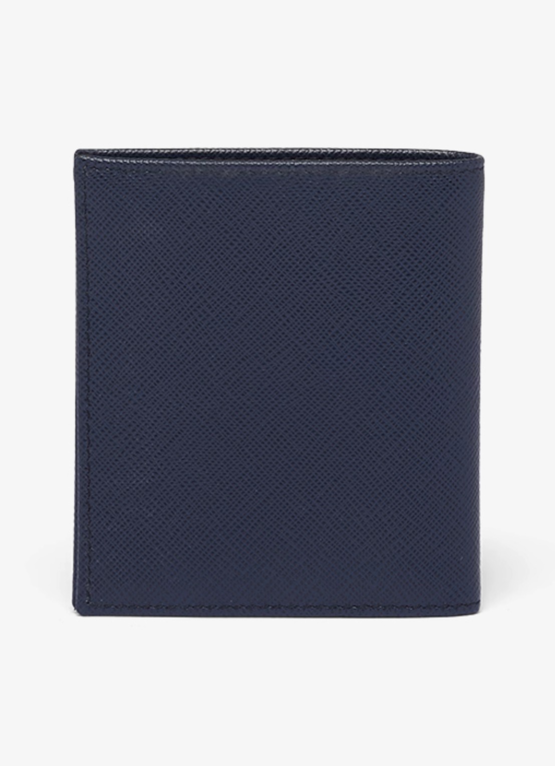 Prada Portemonnee van kalfsleer - achterkant donkerblauw