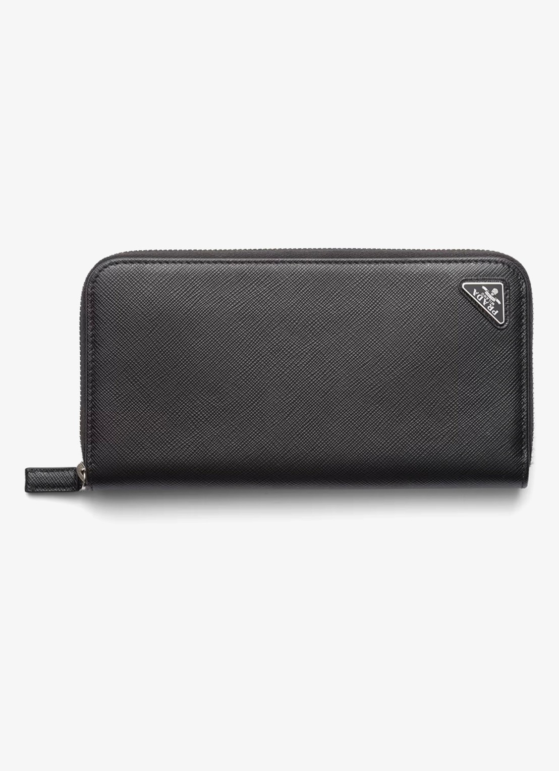 Prada Portemonnee van kalfsleer - voorkant zwart
