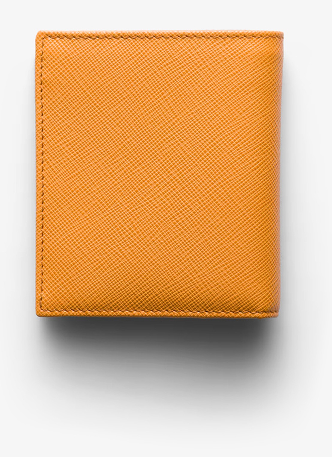 Prada Portemonnee van kalfsleer - achterkant 4 oranje
