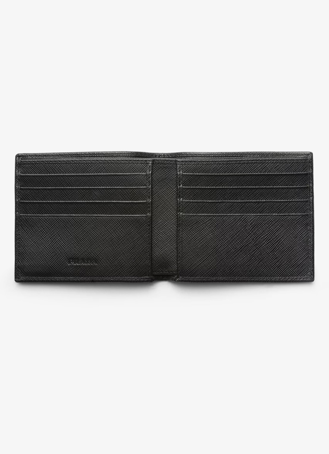 Prada Portemonnee van leer - detail 4 zwart