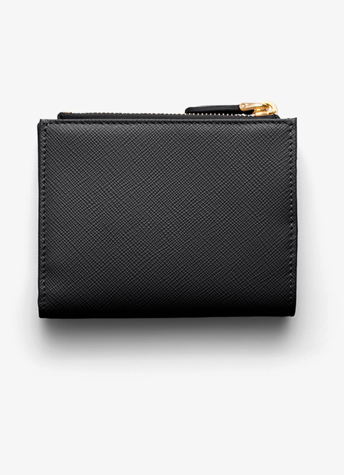 Prada Portemonnee van leer - achterkant 4 zwart