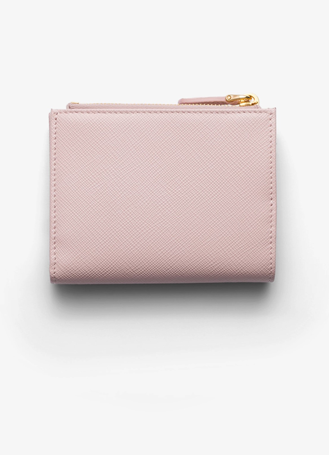 Prada Portemonnee van leer - achterkant 4 oudroze