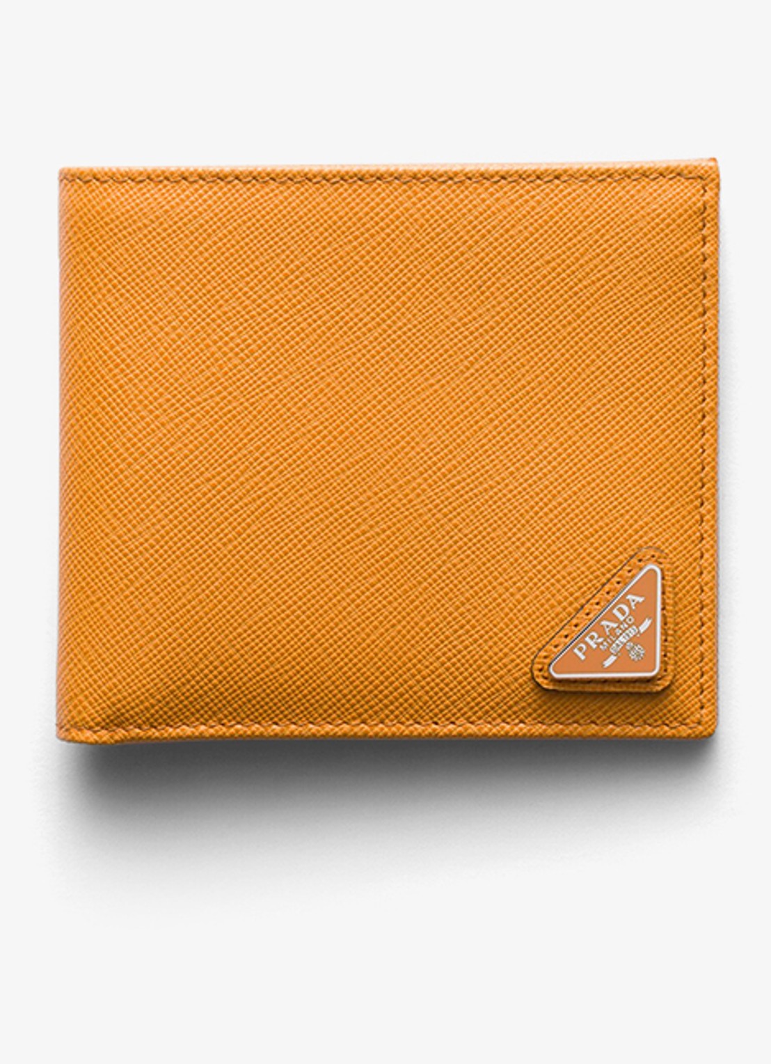 Prada Portemonnee van leer - voorkant 3 oranje