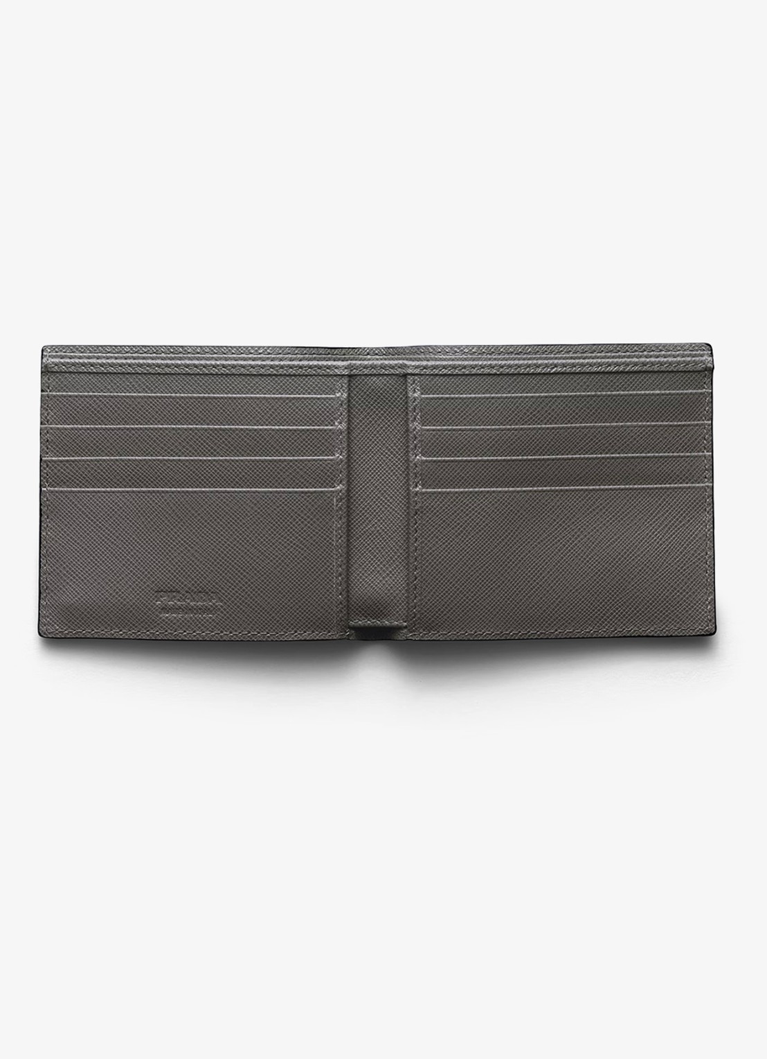 Prada Portemonnee van leer - voorkant 2 donkerblauw
