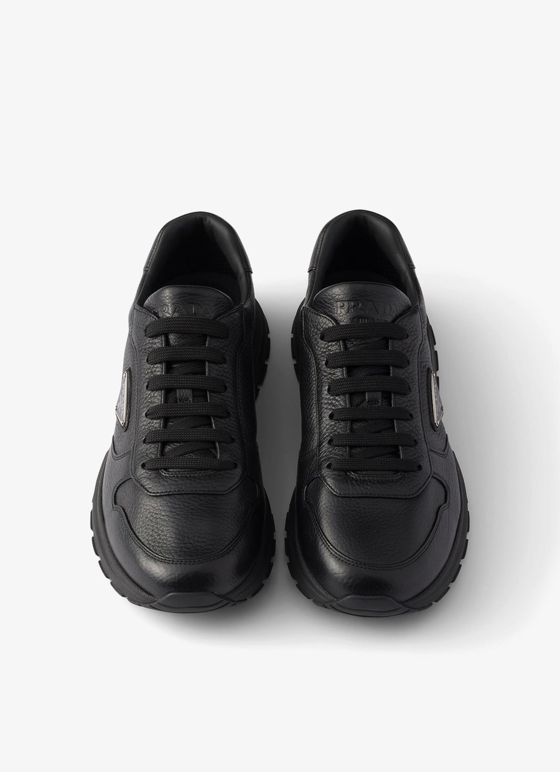 Prada Prax 2.0 sneaker van leer - detail 6 zwart