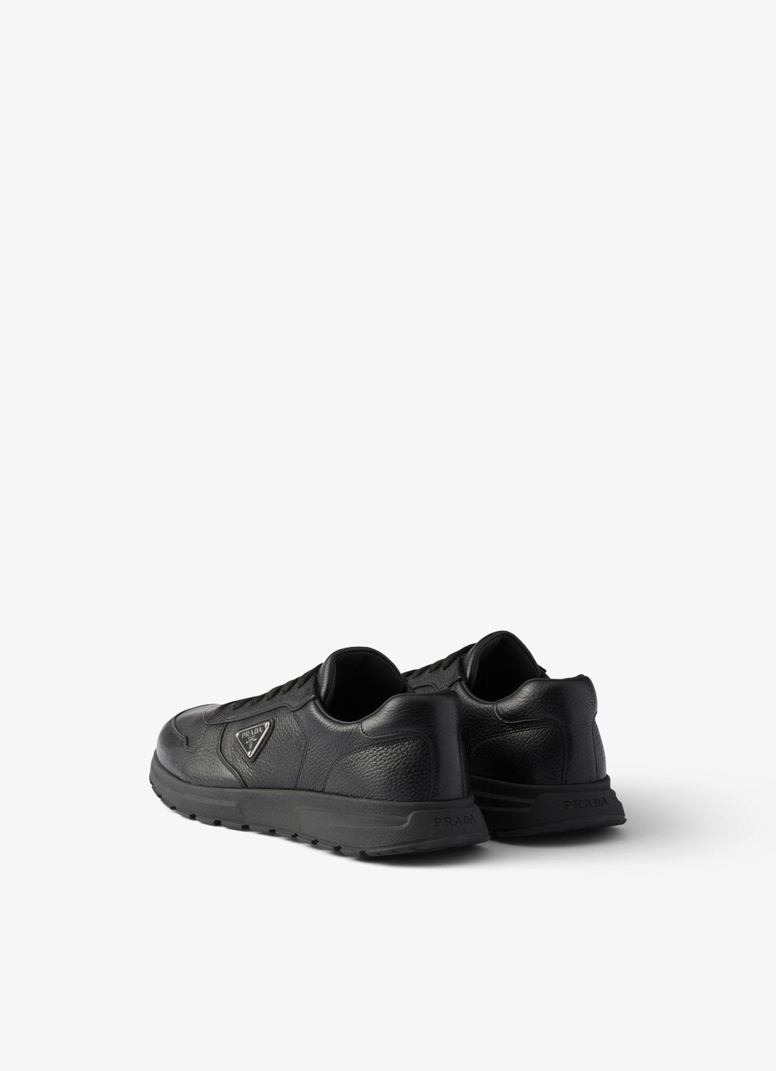 Prada Prax 2.0 sneaker van leer - achterkant 2 zwart