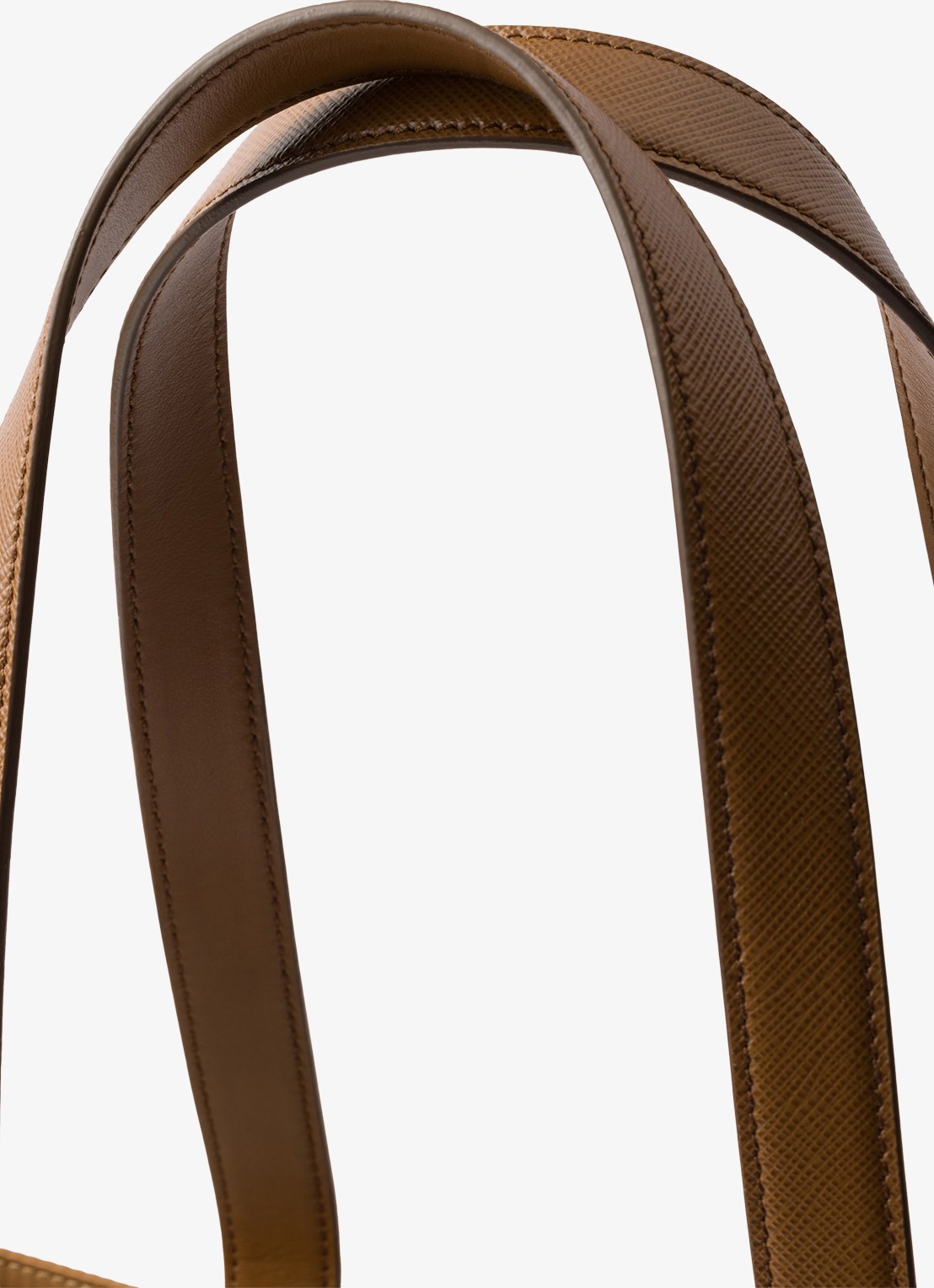 Prada Re-Edition 1978 Re-Nylon Medium shopper met leren details - detail 3 camel
