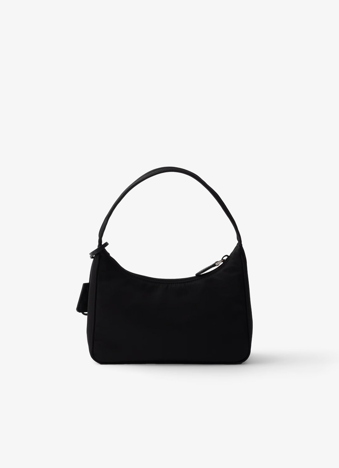 Prada Re-Edition 2000 Re-Nylon Mini schoudertas met logo - achterkant 3 zwart