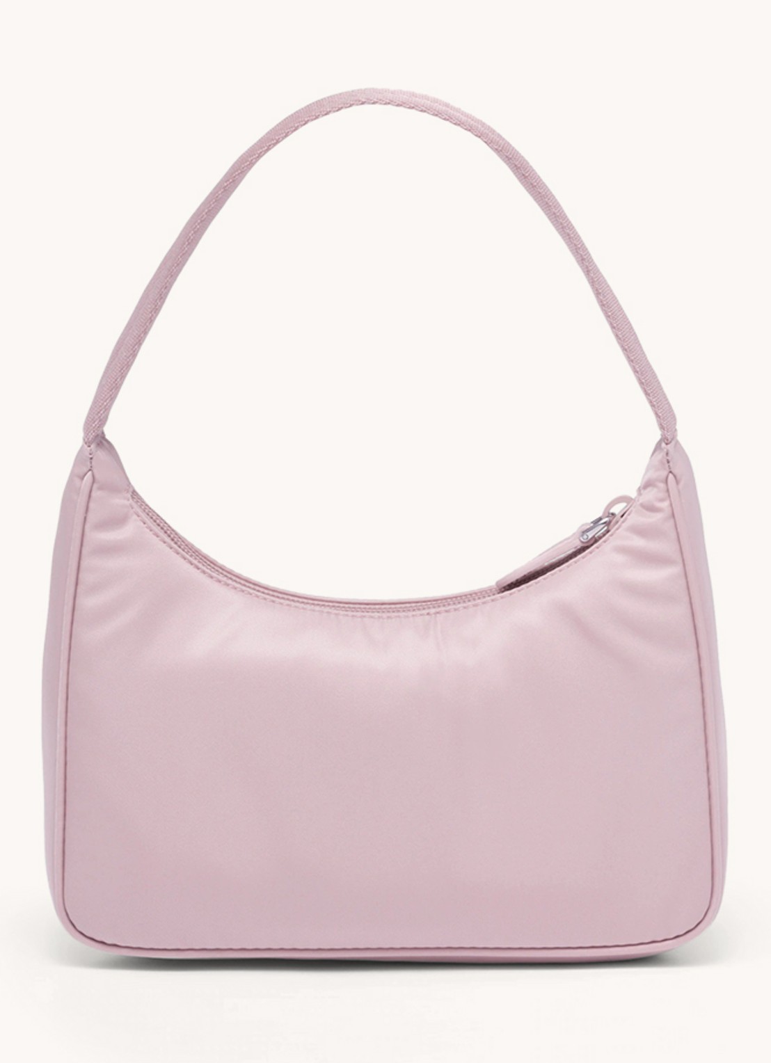 Prada Re-Edition 2000 Re-Nylon Mini schoudertas met logo - detail 4 roze
