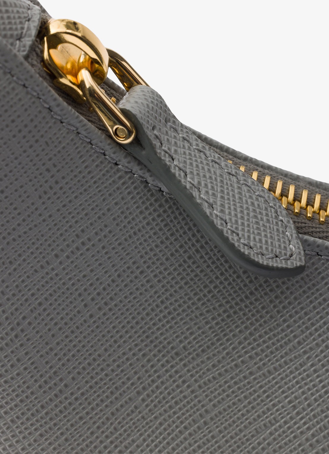 Prada Re-Edition 2005 crossbodytas van kalfsleer - detail 3 grijs
