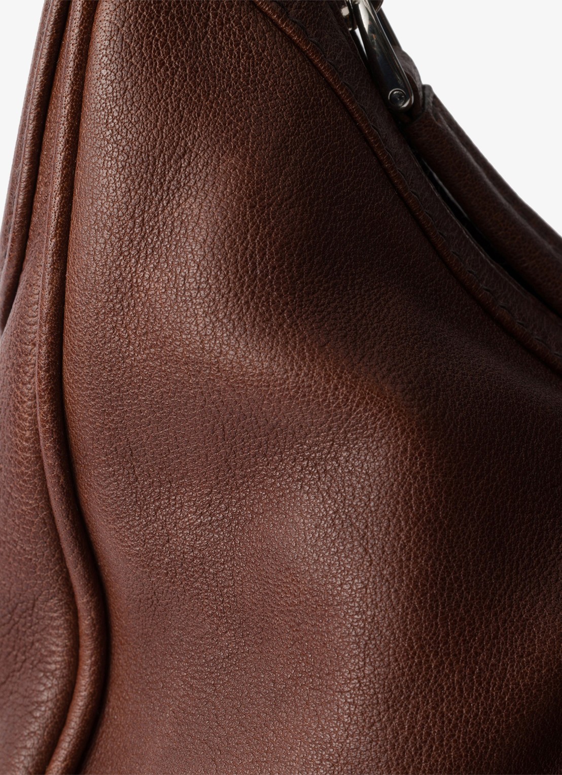 Prada Re-Edition 2005 Medium schoudertas van leer - detail 6 donkerbruin