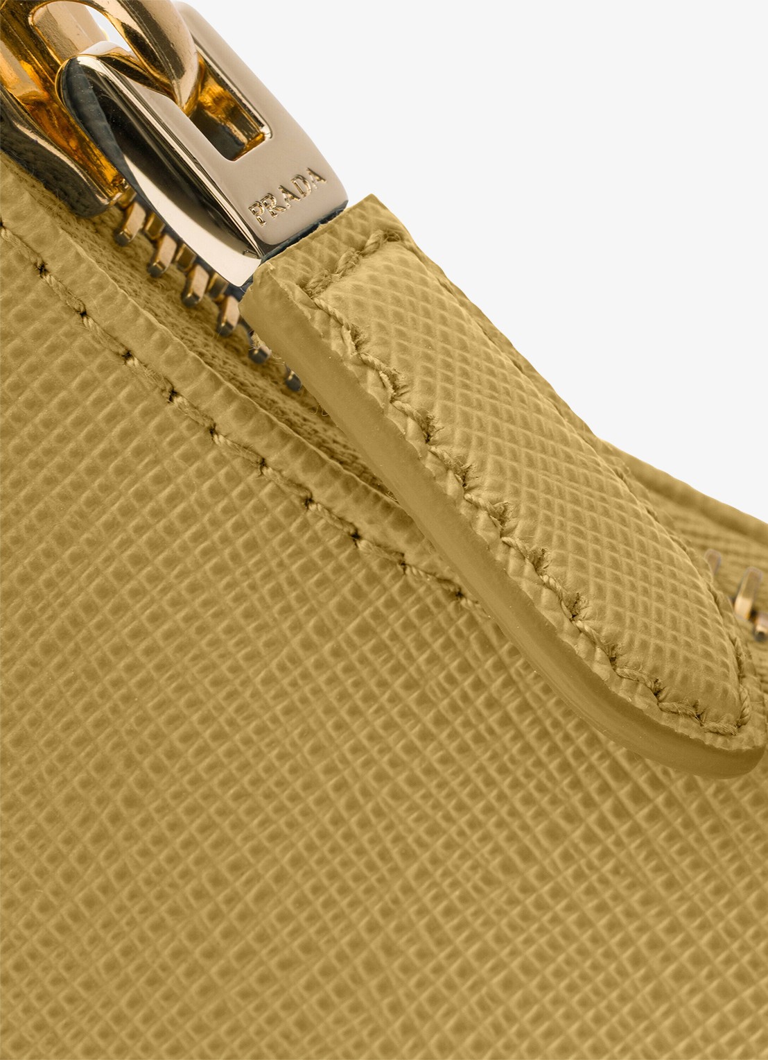 Prada Re-Edition 2005 Mini schoudertas van kalfsleer - detail 5 geel